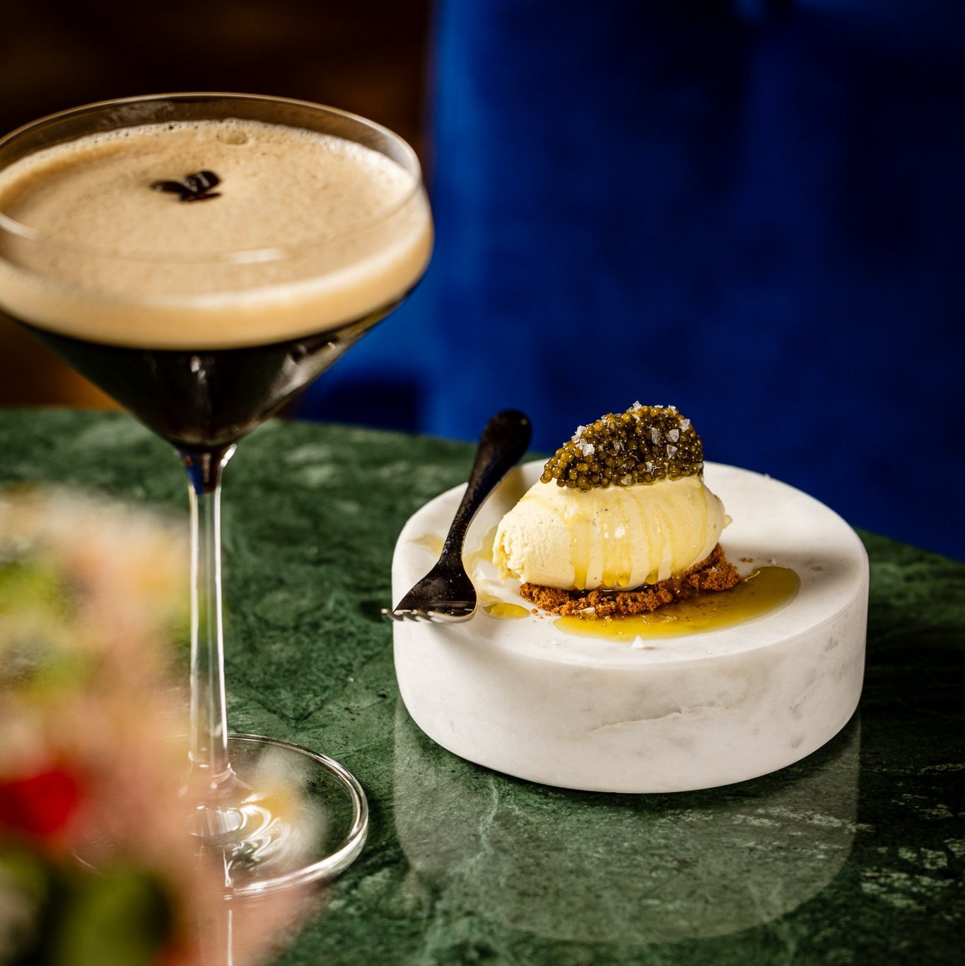 Espresso Martini und Kaviar